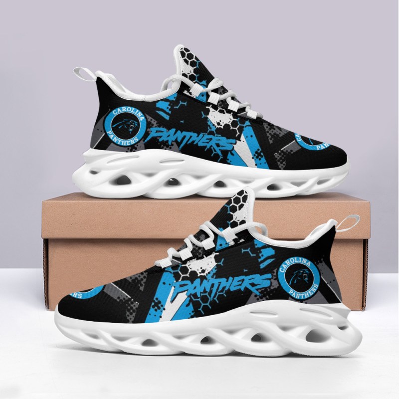 Carolina Panthers Yezy Running Sneakers
