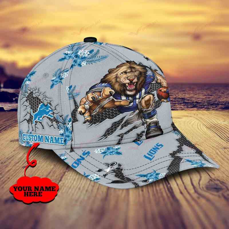 Detroit Lions Cap Back View
