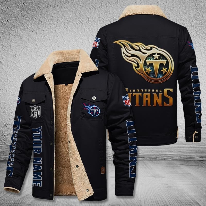 Tennessee Titans Fleece Bomber Jacket Image 1