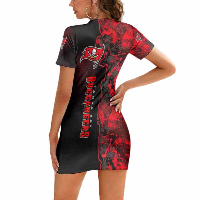 Tampa Bay Buccaneers Bodycon Mini Dress View 3