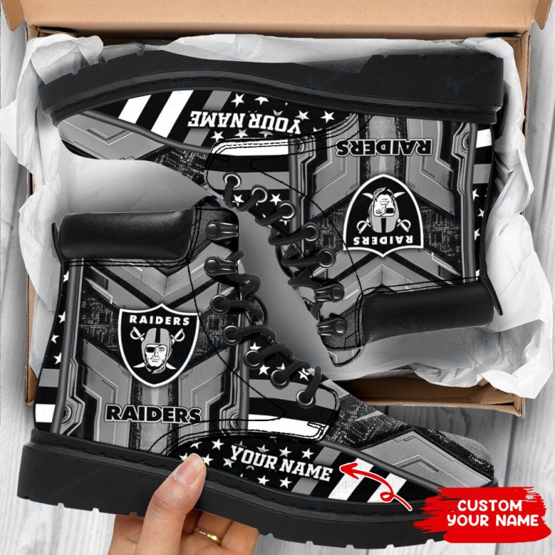 Las Vegas Raiders Personalized TBL Boots