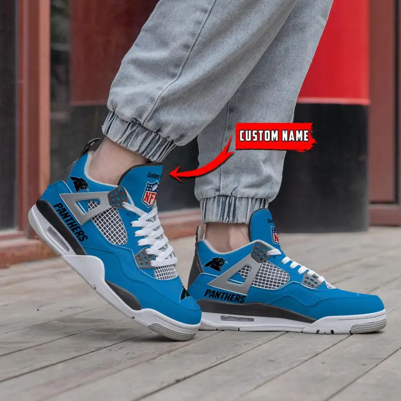 Carolina Panthers AJ4 Sneaker 3