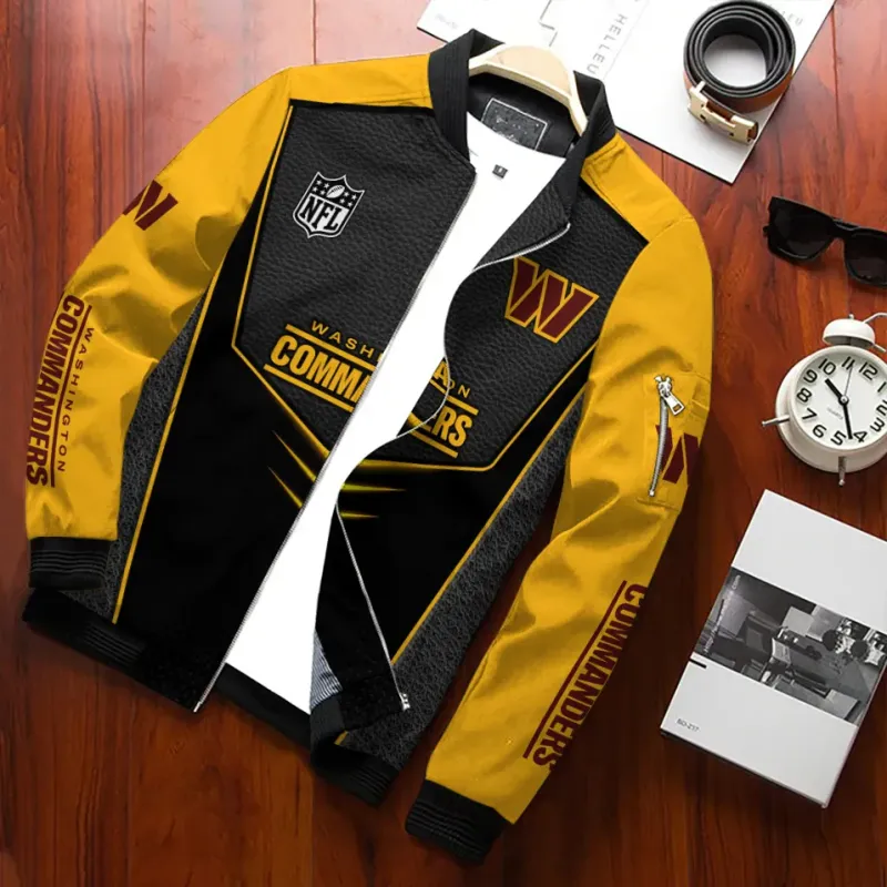 Washington Commanders Bomber Jacket Details