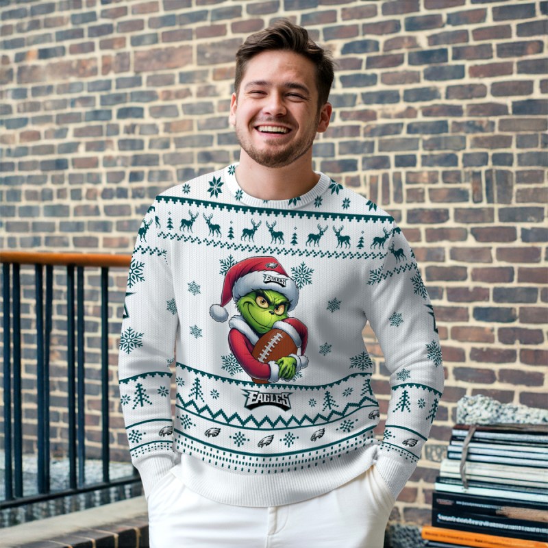 Philadelphia Eagles Ugly Christmas Sweater - Outdoor View 2