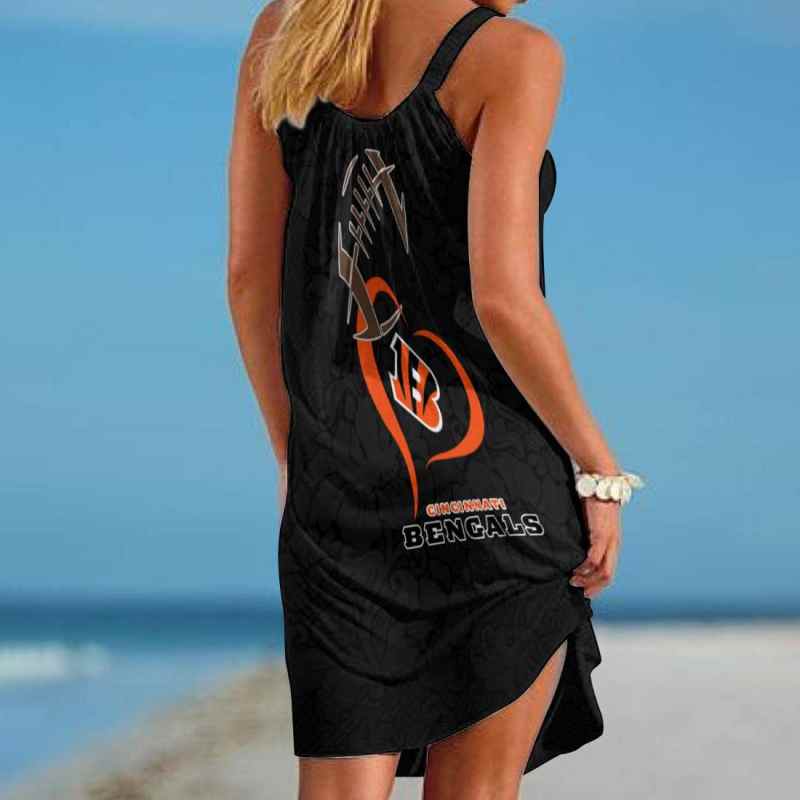 Cincinnati Bengals Beach Dress