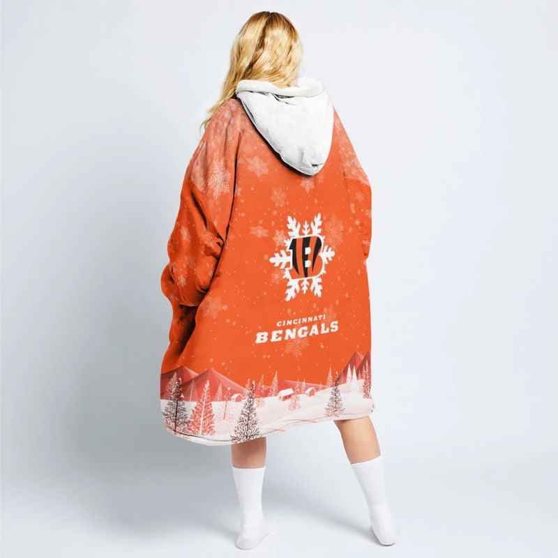 Cincinnati Bengals Snug Hoodie - Back View