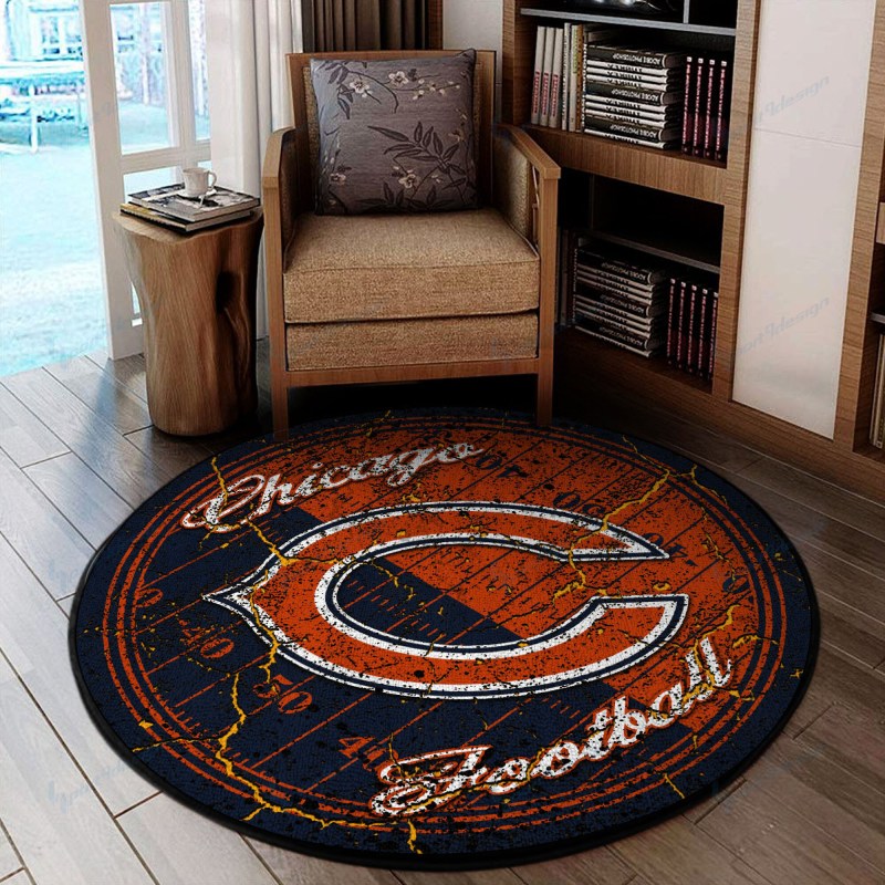Chicago Bears Round Rug 59