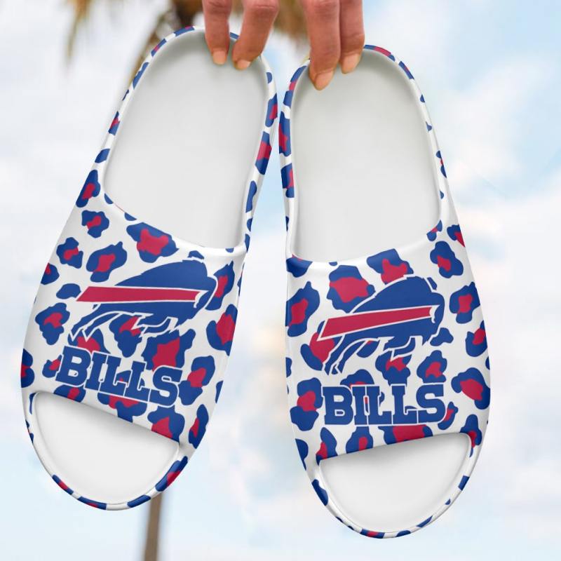Buffalo Bills Yeezy Slippers Front View