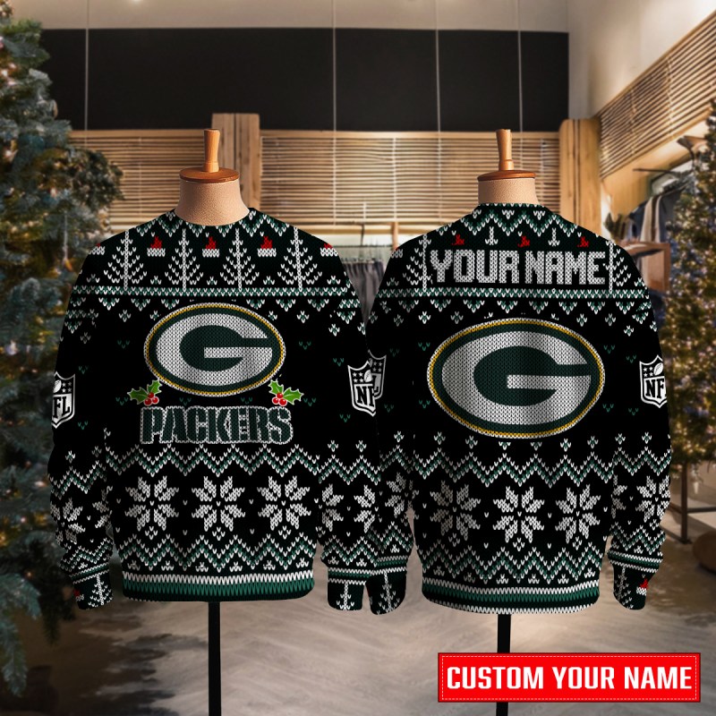 Full View of Green Bay Packers Sweater
