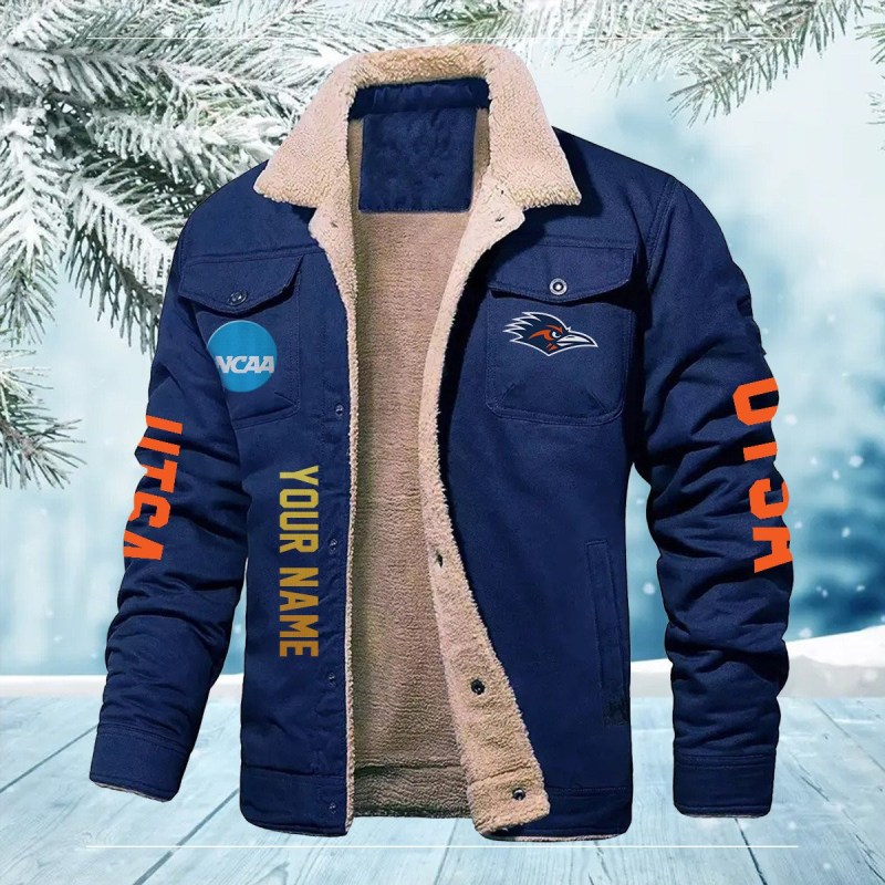 UTSA Roadrunners Personalized Jacket Back View
