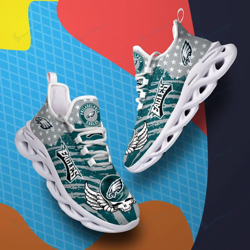 Philadelphia Eagles Yezy Running Sneakers Lifestyle