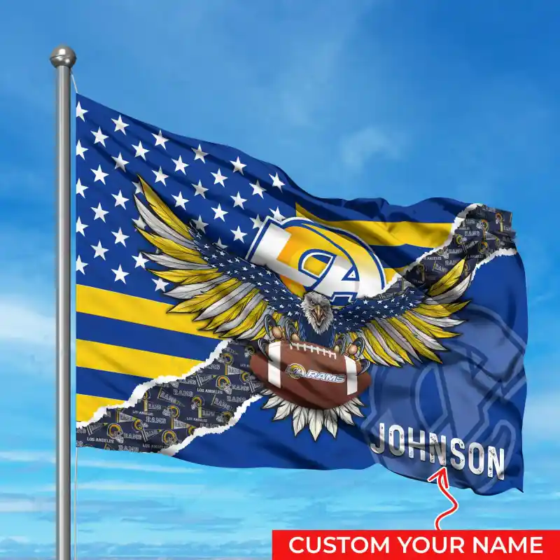 Los Angeles Rams Personalized Flag