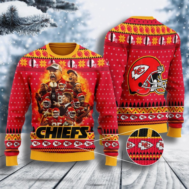 Kansas City Chiefs Ugly Christmas Sweater