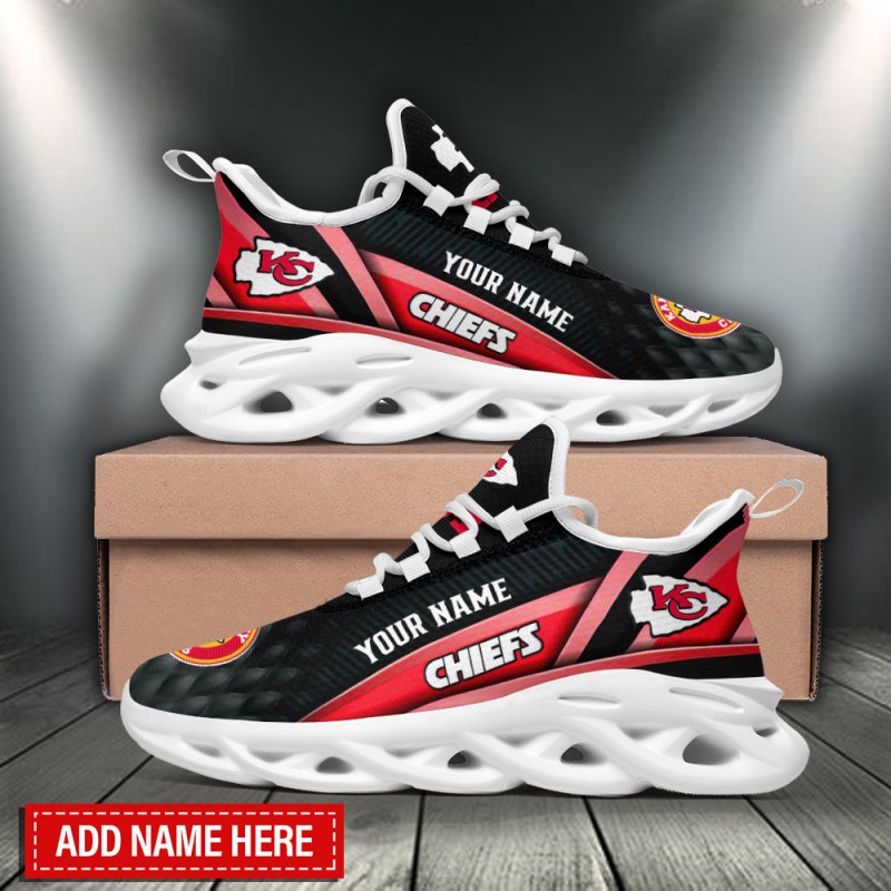 Kansas City Chiefs Personalized Yezy Running Sneakers