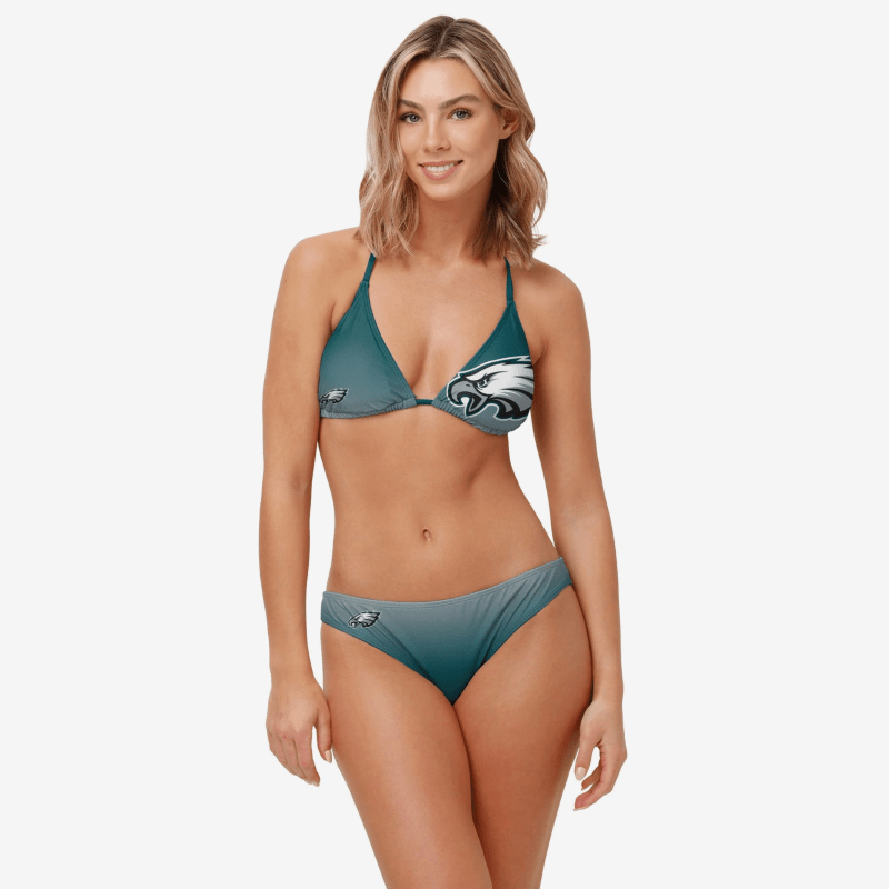 Philadelphia Eagles Women's Gradient Bikini Display