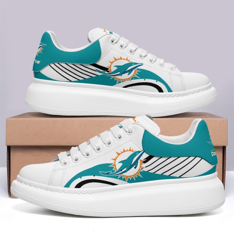 Miami Dolphins MQ Sneakers Side View