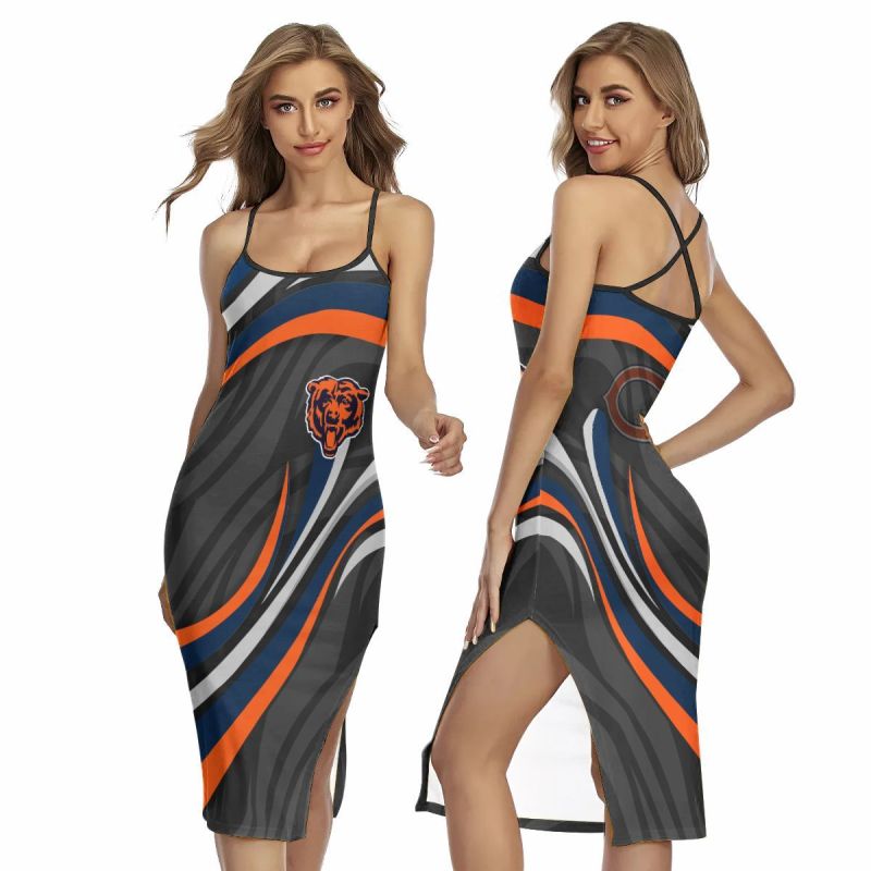 Chicago Bears Women's Back Cross Cami Dress