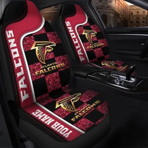 Atlanta Falcons Personalized Car Seat Covers