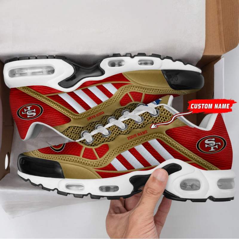 San Francisco 49ers Personalized Plus T-N Youth Sneakers