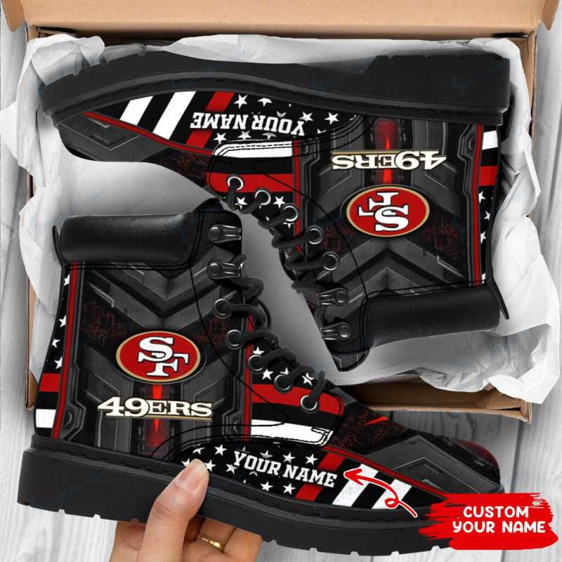 San Francisco 49ers Personalized TBL Boots