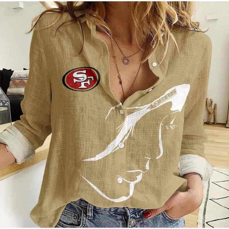 San Francisco 49ers Woman Shirt Back View