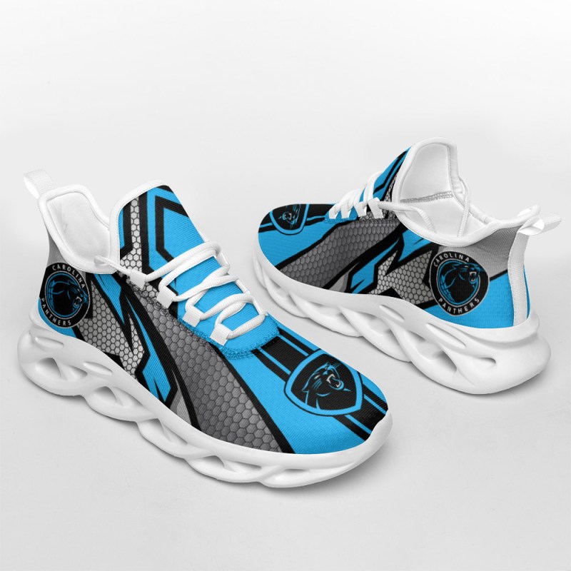 Carolina Panthers Yezy Running Sneakers