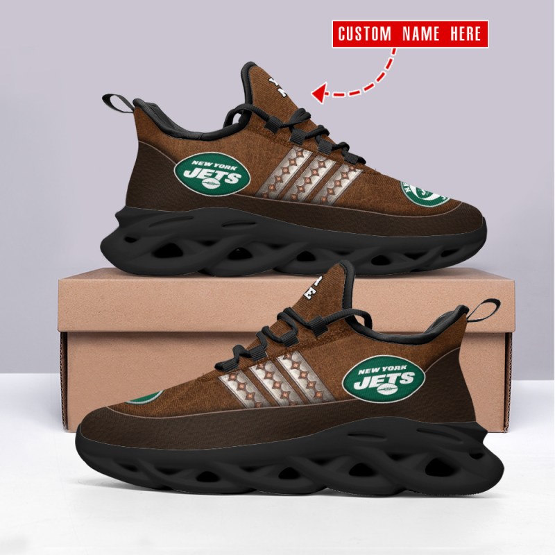 New York Jets Personalized Yezy Running Sneakers