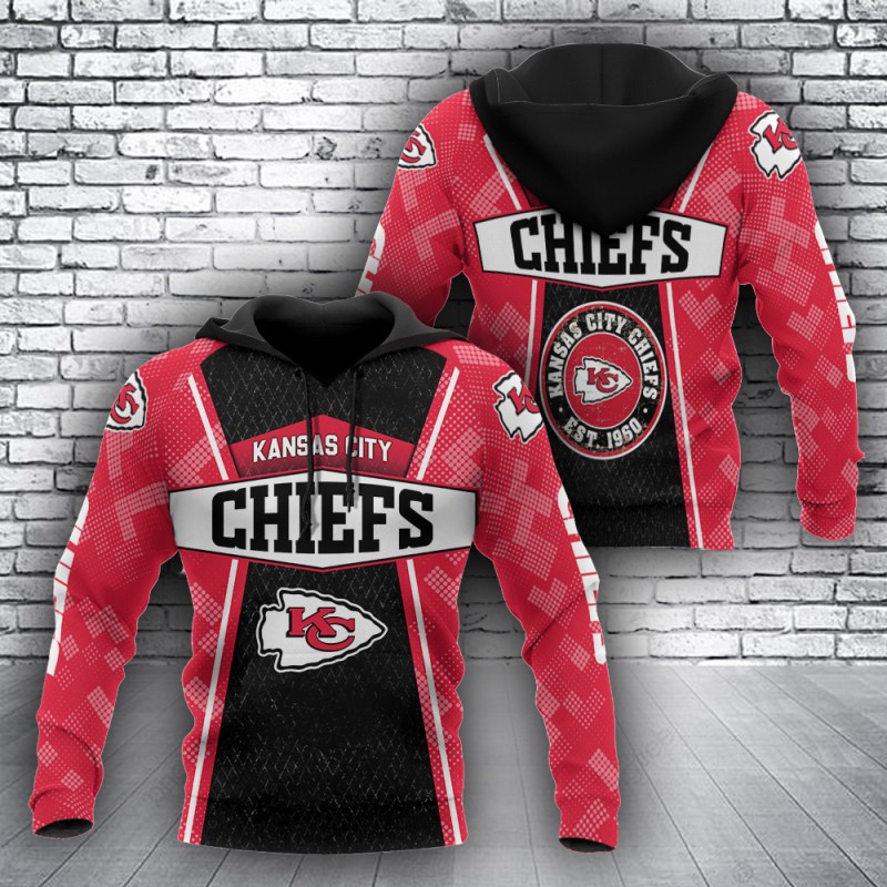 Kansas City Chiefs Hoodie BB765 Mockup Both