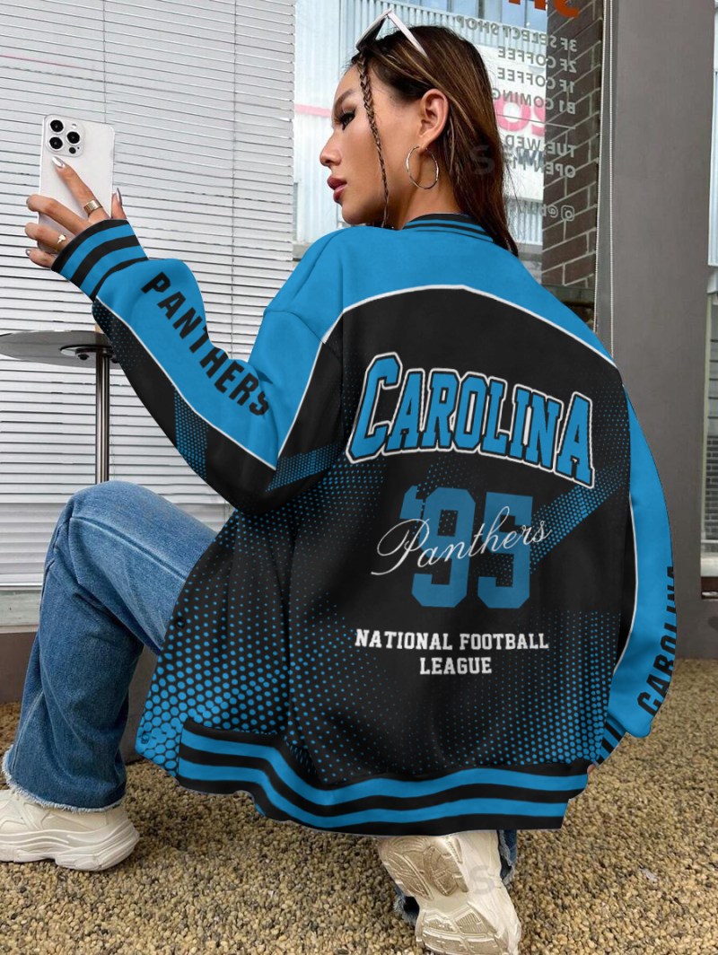 Carolina Panthers Varsity Jacket Back
