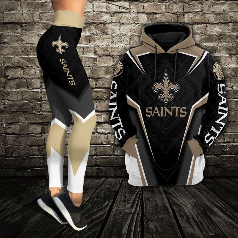 New Orleans Saints Leggings and Hoodie