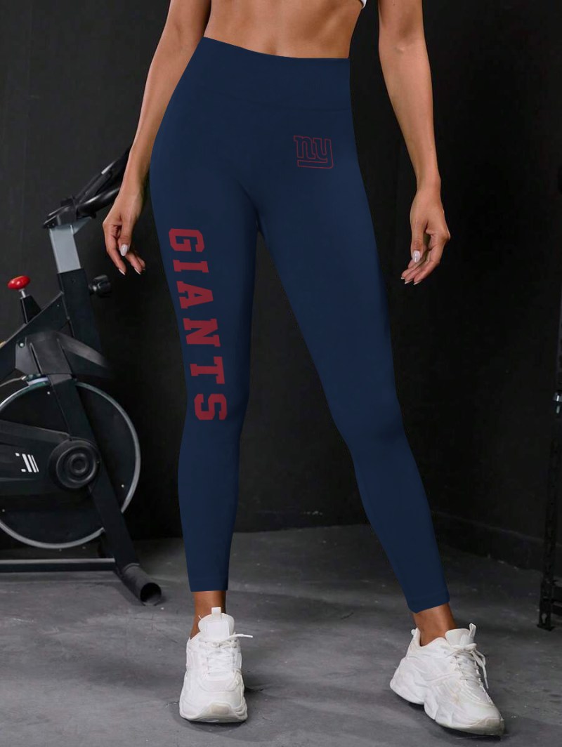New York Giants Push Up Leggings