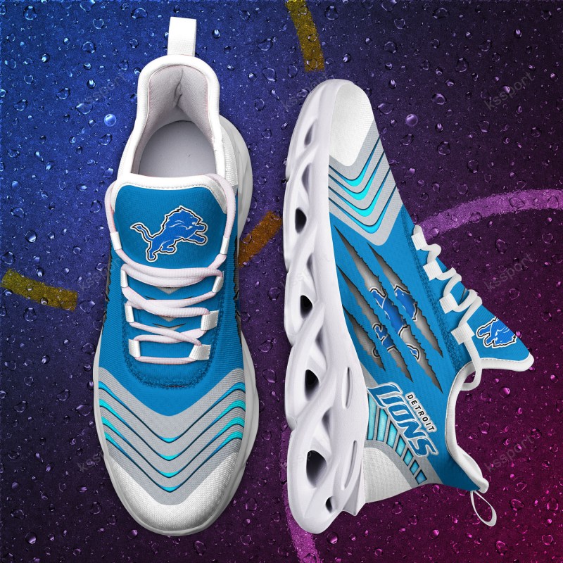 Detroit Lions Yezy Running Sneakers