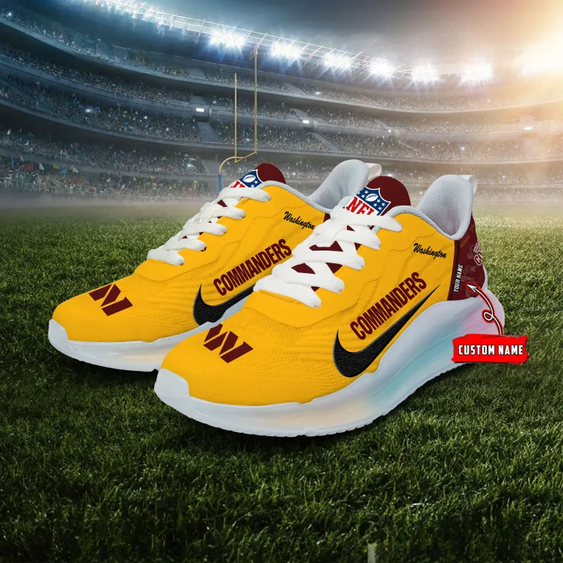 Washington Commanders Rainbow Cushion Running Shoes Image 1