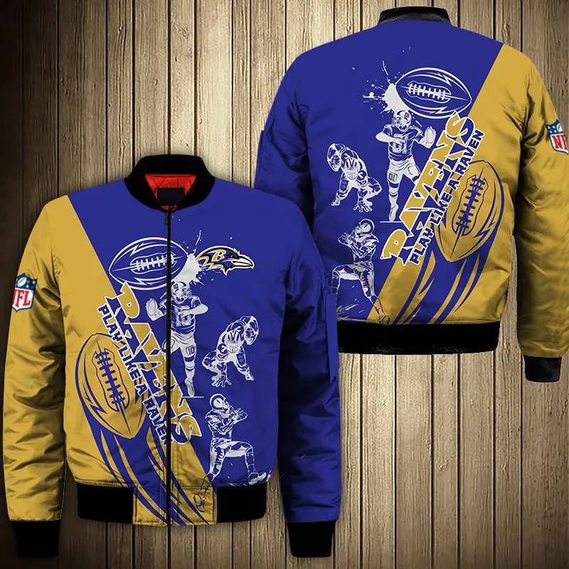 Baltimore Ravens Cartoon Athlete Jacket