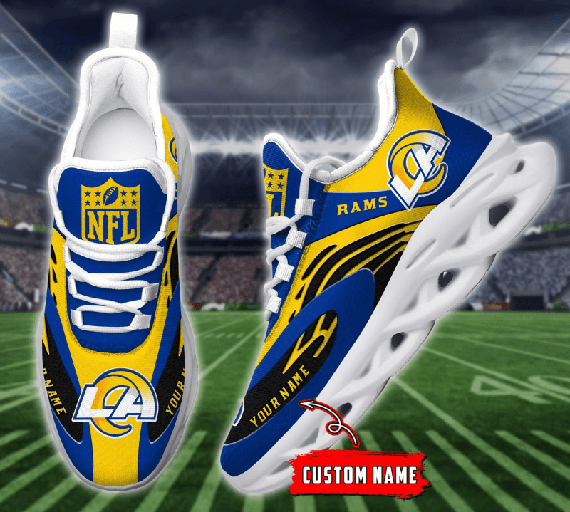 Los Angeles Rams Yezy Running Sneakers