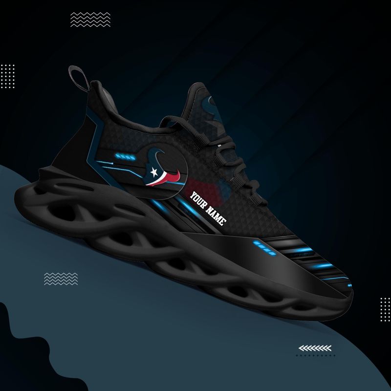 Houston Texans Personalized Yezy Running Sneakers Image 2