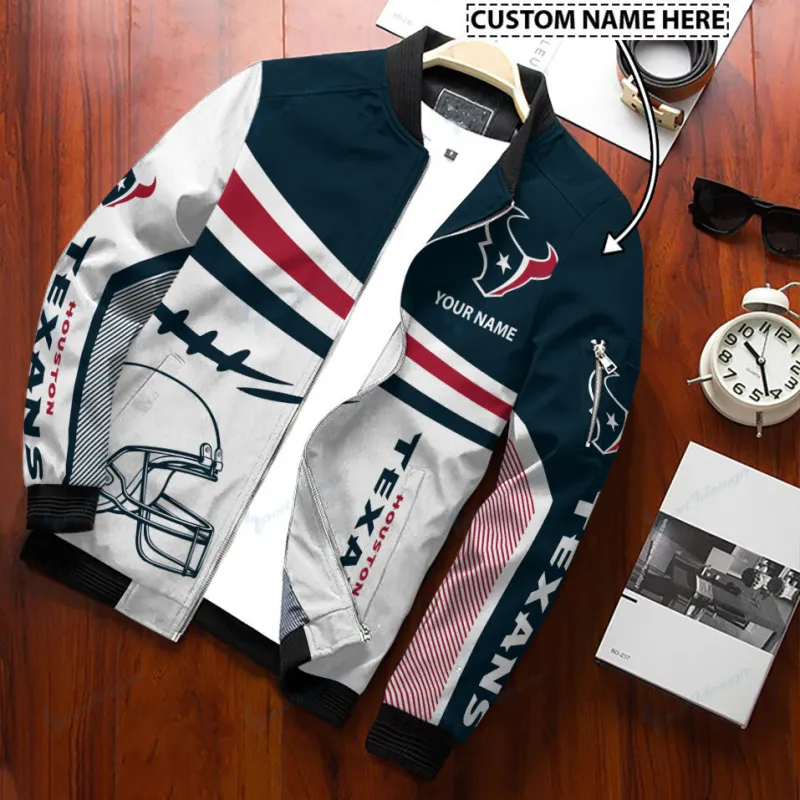 Buffalo Bills Personalized Bomber Jacket Side View