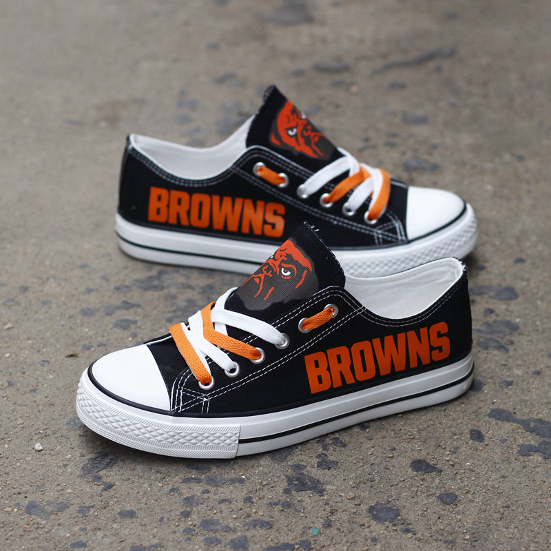 Cleveland Browns New Low Top Sneakers Top View