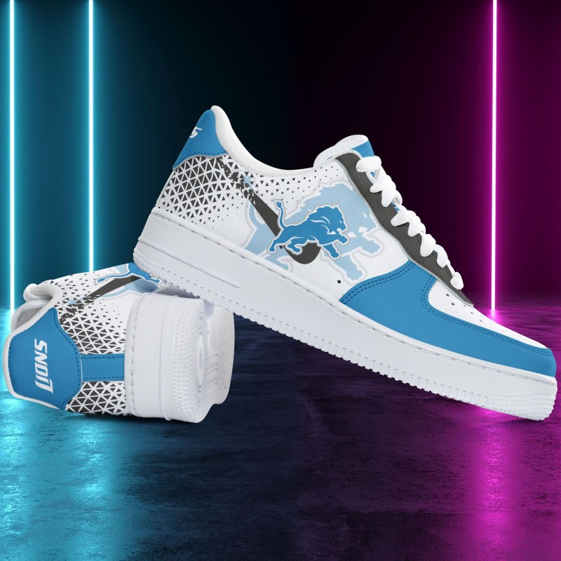 Detroit Lions AF1 Shoes 247 - Image 3