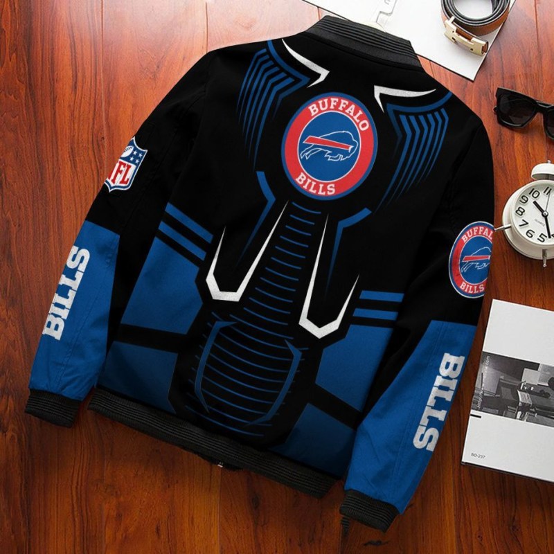 Buffalo Bills Bomber Jacket - Back View