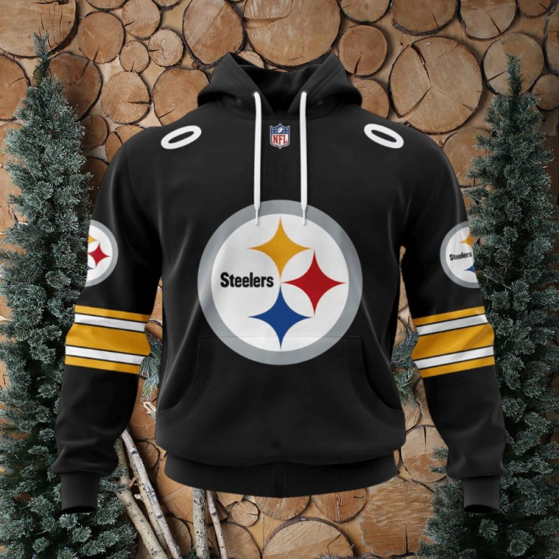 Pittsburgh Steelers Personalized Hoodie Back