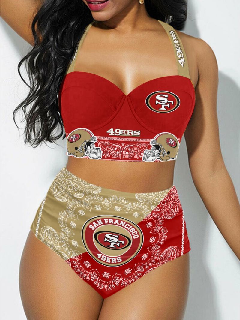 San Francisco 49ers Sexy Print Bikini Swimsuit