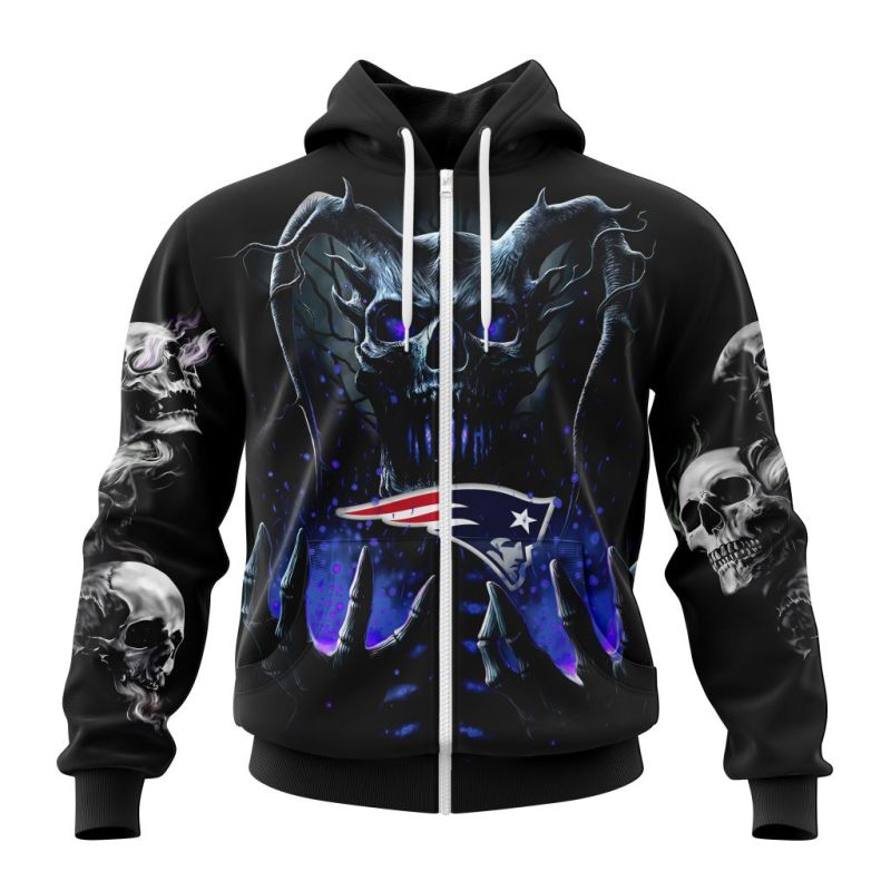 New England Patriots Zip Hoodie Front