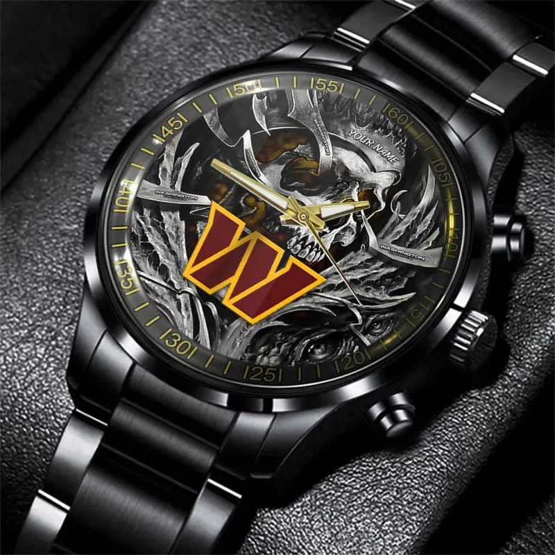 Washington Commanders Black Fashion Watch
