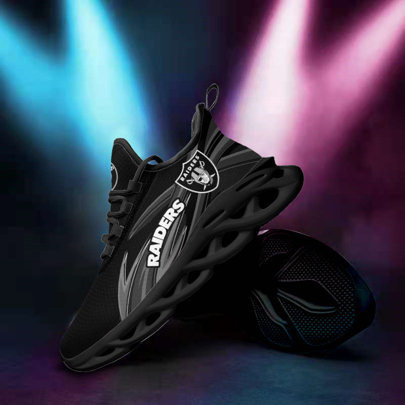 Las Vegas Raiders Yezy Running Sneakers 354 Back View