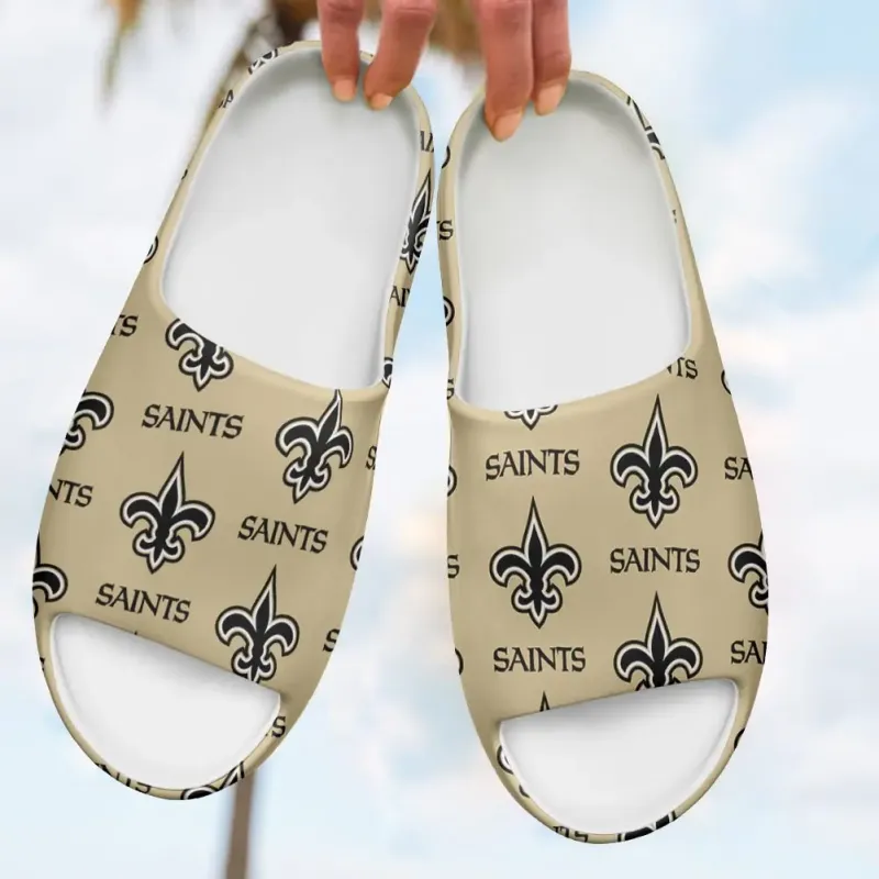 New Orleans Saints Yeezy Slippers