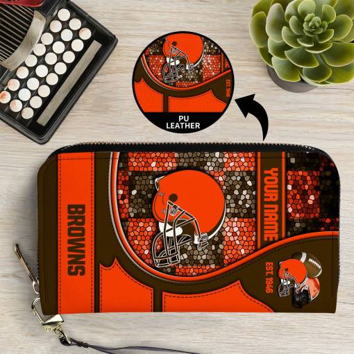 Cleveland Browns Women's Wallet Back View