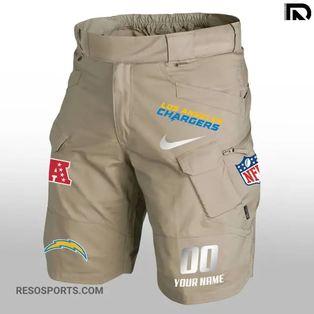 Los Angeles Chargers Shorts in Action
