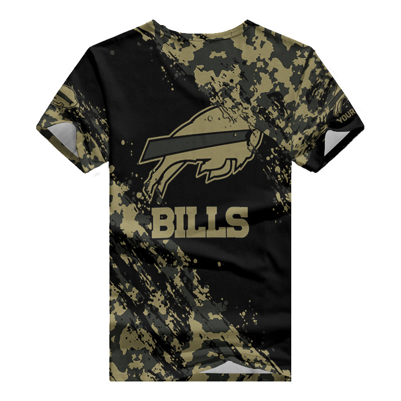 Buffalo Bills Personalized Summer V-neck T-shirt - Image 3