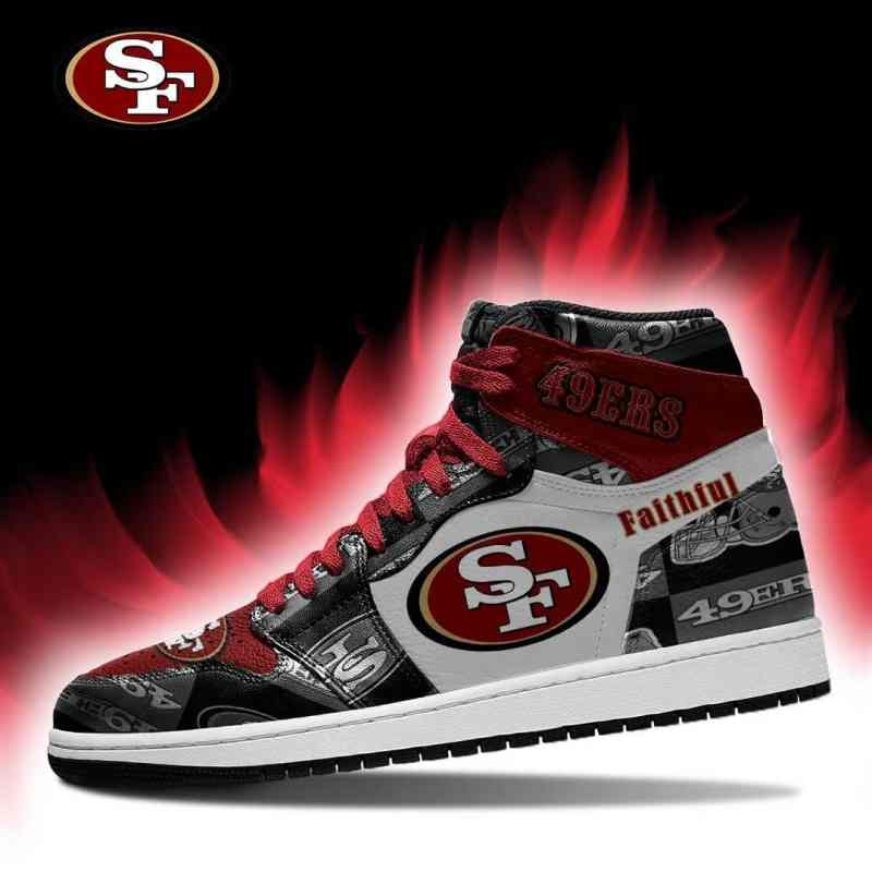 San Francisco 49ers Custom Jshoes